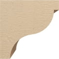 thumbnail image 3 of 12"W x 12"D x 12"H Wide Garner Rough Cedar Woodgrain TimberThane Corbel, Primed Tan, 3 of 6