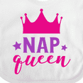 thumbnail image 4 of Inktastic Nap Queen, Princess, Crown, Stars, Sleep, Sleeping Girls Baby Bib, 4 of 4