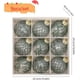 thumbnail image 2 of Juego de 9 bolas decorativas navideñas de 80 mm/3,15 pulgadas, transparentes e irrompibles, para colgar en el hogar, fiestas navideñas, 2 of 7