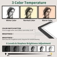 thumbnail image 4 of A3 Rechargeable Light Box with Stand/Clips,Led Light Pad for Diamond Painting,3 Colors Dimmable and 6 Level Dimming Light Table for Diamond Painting,Drawing,Sketching,, 4 of 12