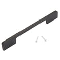 thumbnail image 1 of Tirador de puerta de aleación de aluminio, tirador largo y moderno para cajón de gabinete, negro (224mm), 1 of 8