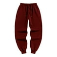 thumbnail image 4 of Mens Sweatsuit 2 Piece Set Hoodies And Sweatpants Sets 2025 Casual Jogging Gym Sweat Suits Athletic Tracksuit Outfits Wine XXL, 4 of 5