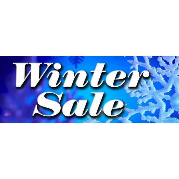 36" WINTER SALE DECAL sticker store clearance