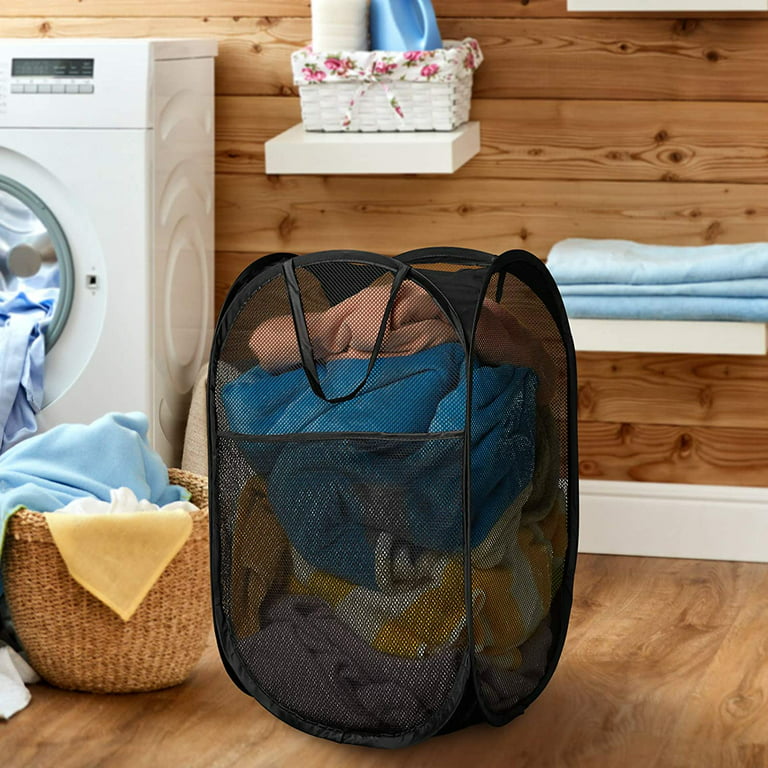 Manunclaims Mesh Popup Laundry Hamper with Portable, Durable