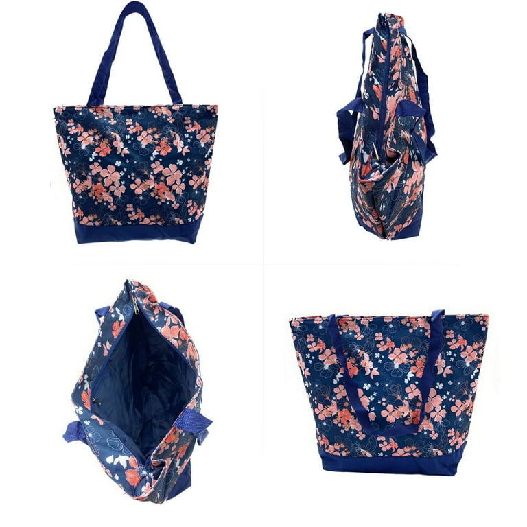 Empire Cove Stylish Large Tote Bag All Purpose Shoulder Bag Shopping Travel  Floral