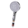 thumbnail image 4 of Tuvgenk High Pressure Filtered Shower Head Rv Handheld Shower Head Detachable Replacement Gray 5 Spray Modes Plastic for Home Bathroom, 4 of 5