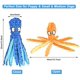 thumbnail image 2 of Pulpo de peluche KEWITY para perros sin relleno con papel arrugado, 2 of 5