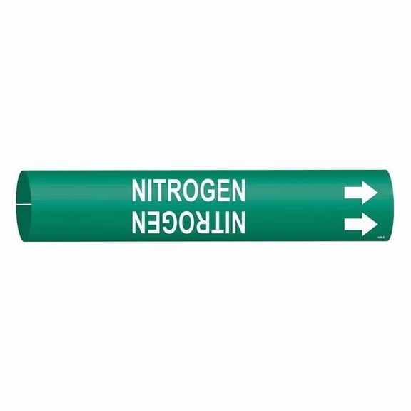 Brady Pipe Marker,Nitrogen,7/8 in H,7/8 in W 4099-B