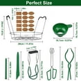 thumbnail image 4 of Canning Kits 7 PCS, Canning Supplies Boxed Set, Stainless Steel Set, Jar Lifter, Folding Rack, Tongs, Complete Multifunctional Canning Tools, Canning kit includes wide mouth funnel for jars, 4 of 7