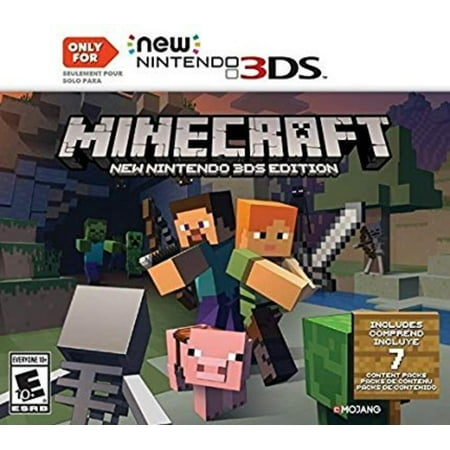 Minecraft: New Nintendo 3DS Edition - Nintendo 3DS, Minecraft is a game about placing blocks and going on adventures. Only playable on a New.., By by (Best New 3ds Games)
