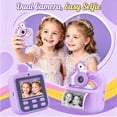 thumbnail image 6 of MOMOTER Unicorn Kids Instant Print Camera, 2.4" Screen, 1080P Digital, Selfie Video MP3 Games, 32GB Card, 4 Paper Rolls, Toy Gift Purple, 6 of 8