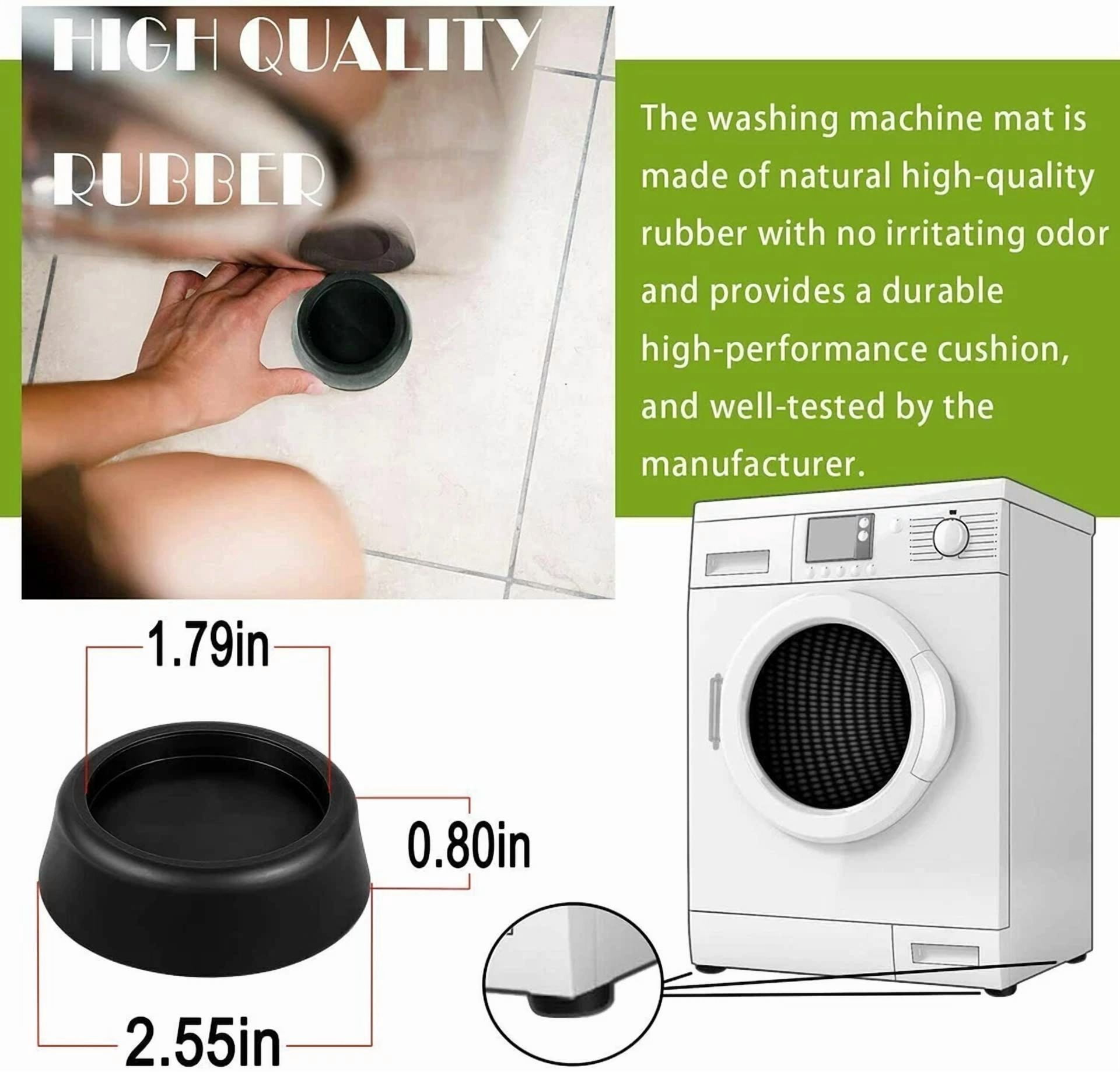 Jb6368 Washing Machine Anti-Vibration Pad Kitchen Appliance Feet Rubber Mat Base