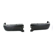 Powdercoated Black Step Bumper Face Bar Only; With pad provision for 2009-2014 Ford F-150 FX4