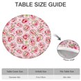thumbnail image 6 of Strawberry Princess Pattern Round Fitted Tablecloth with Elastic Edge,Dining Table Cover Waterproof,Outdoor Round Tablecloth for Camping,Dining,Indoor and Outdoor, 6 of 7