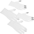 thumbnail image 6 of COMPUKAS Gardening Gloves White Cotton 2 Pairs 9.04X3.34X0.20in, 6 of 8