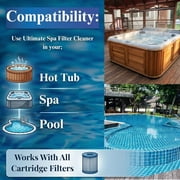 Ultimate Spa & Pool Filter Cleaner Spray, Professional Strength Fast Acting No Soak Hot Tub, Cartridge & Sand Filter Cleaning, Removes Body Oils, Sunscreen, Grease & Organic Build-Up. 32 oz.