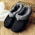 thumbnail image 6 of VerPetridure House Slippers for Women Men Fuzzy Slippers Fluffy Bedroom House Shoes Memory Foam Suede Cozy Plush Breathable Anti-Slip Indoor & Outdoor Winter, 6 of 7
