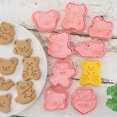 thumbnail image 2 of Agiferg Cartoon Bear Cookie Mold 3d Three-dimensional Pressing Plastic Cookie Mold Fondant Baking Tool, 2 of 8