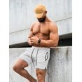 thumbnail image 4 of Men's Gym Workout Shorts Weightlifting Squatting Short Fitted Training Bodybuilding Jogger With Pocket, 4 of 5