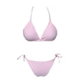 thumbnail image 1 of Traje de Baño Ocean Pacific para Mujer Bikini con Amarres Ajustables Rosa Talla EG 2 Piezas, 1 of 4