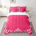 thumbnail image 2 of Feelyou Damask Floral Twin Bedding Sets 7pcs, Western Hippie Mandala Bedding Comforter Set, 2 of 8