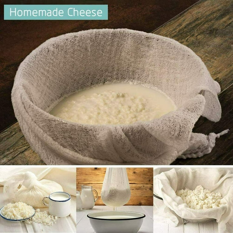 Cheesecloth Cheese Food Grade Reusable Muslin Butter Filter Cloth