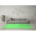 thumbnail image 3 of Ahgly Company Indoor Rectangle Abstract Emerald Green Contemporary Area Rugs, 2' x 5', 3 of 4