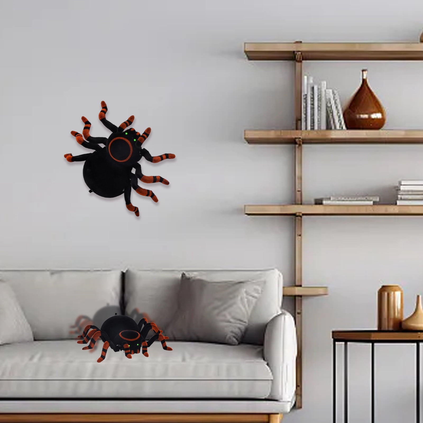 RC Spider Toy - Realistic Remote Control Tarantula with Wall-Climbing Action, for Pranks, Halloween Decor & Kids' Play