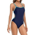 thumbnail image 3 of Women's Swimsuit Sports Training One-piece Swimsuit with Thin Straps, 3 of 8