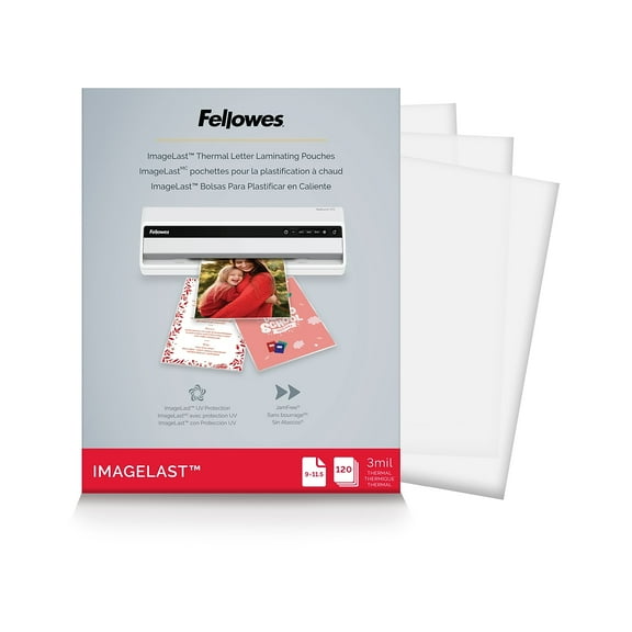 Fellowes ImageLast Premium Thermal Pouches Letter 120/Pack (5228901) 1530746