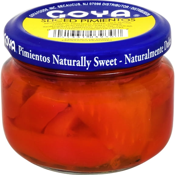 Goya Fancy Sliced Red Pimientos, 4 Oz
