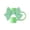Green, variant on Silicone Bow Straw Topper Splash Proof Reusable Drinking Straw Tip Cover for 10mm Straws