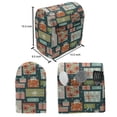 thumbnail image 5 of Christmas Lounger Chair Bag, Colorful Illustration of Holiday Present Boxes with Flowers Rectangular Boxes, High Capacity Storage with Handle Container, Lounger Size, Multicolor, by Ambesonne, 5 of 5