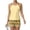 Yellow, variant on JULMCOMO Tankini Swimsuits for Women Sunflower Print Drawstring Crew Neck Sports Bathing Suit Beach Summer Two Piece Swimsuit Fluorescence Yellow L