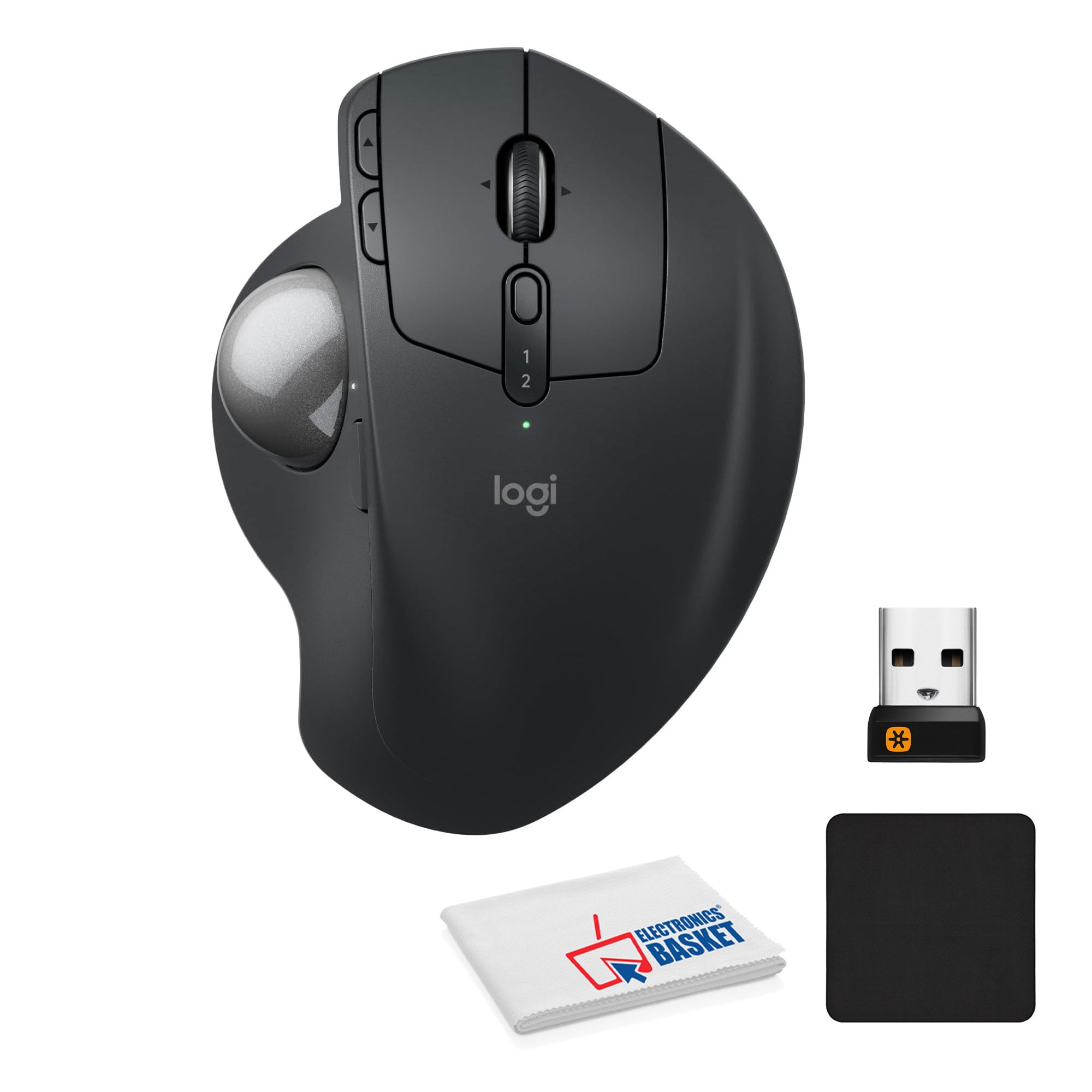 logi MX ERGO 、MX Master 3s Logitech, Wireless Mouse, Space Gray, 8000 dpi, Quiet Click