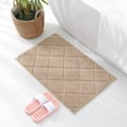 thumbnail image 2 of KARLSITEK 17.7 x 25.5" Microfiber Bath Rugs Floor Mat Ultra Soft Washable Non-slip Bathroom Entry Mat Dry Fast Strong Water Absorbent Bedroom Area Rugs, 2 of 7