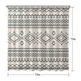 thumbnail image 5 of Waterproof Vintage Tribal Western Modern Geometry Shower Curtain 72x72 Inch Boho Style Polyester Unique Shower Curtain for Bathroom Hotel Home Decor with 12 Plastic Hooks, 5 of 5