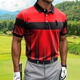 thumbnail image 5 of Zysthvn Golf Summer Shirts for Men Casual Polo Summer Mens T Shirts Athletic Turn Down Collar Short Sleeve Printed Tops, 5 of 5