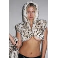 thumbnail image 3 of Faux Fur Sleeveless Jacket (S, MultiWhite), 3 of 11