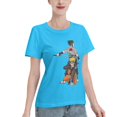 thumbnail image 2 of T-Shirt Basique à Manches Courtes pour Femmes Naruto Naruto Sasuke, 2 of 6