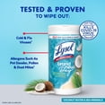 thumbnail image 3 of Lysol® Disinfectant Wipes, Multi-Surface Antibacterial Cleaning Wipes, For Disinfecting and Cleaning, Coconut & Sea Minerals, 80 Count, 3 of 13