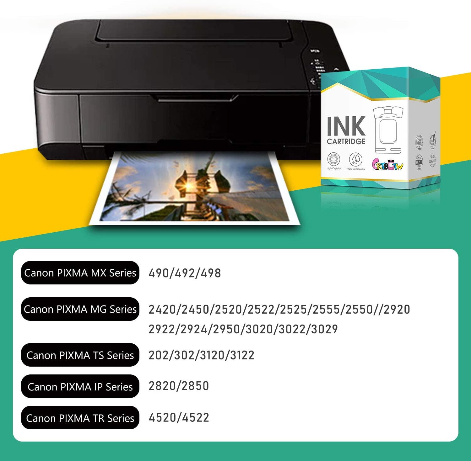 PG 243 CL244 Ink Cartridge Replacement 