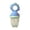 A001- Blue, variant on Silicone Student Feeding Set Dinosaur Shaped Push Feeder Silicone Fruit and Veggie Teether Feeder Helps Babies Self Feed and Eases Oral Discomfort for Daily Student Use