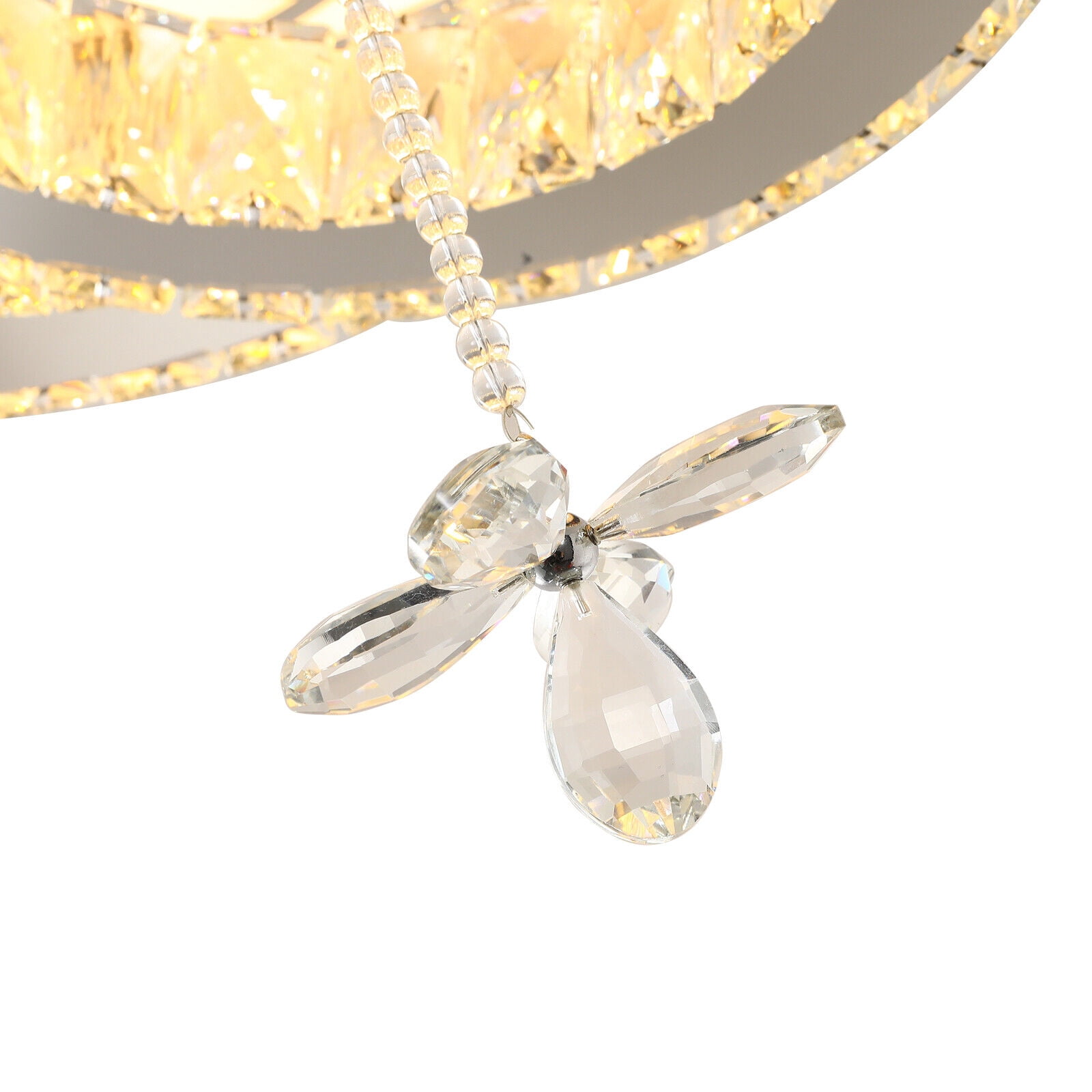 SHZICMY Modern Luxury Crystal Ceiling Chandelier Lamp Pendant Lights