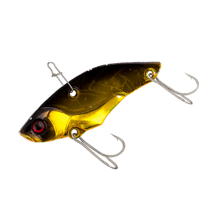 UPC: 0843459016334 | Jackall Fishing KEEBURN 3/8 OZ HL GLD BLK Blade Baits [JKEEB38-HLGB]