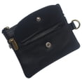 thumbnail image 3 of Women Genuine Leather Triple Zipper Small Wallet Change Coin Purse Holder with Front Snap Pocket, 3 of 21