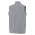 thumbnail image 3 of Men's Antigua Gray Georgia Tech Yellow Jackets Regard Full-Zip Vest, 3 of 3