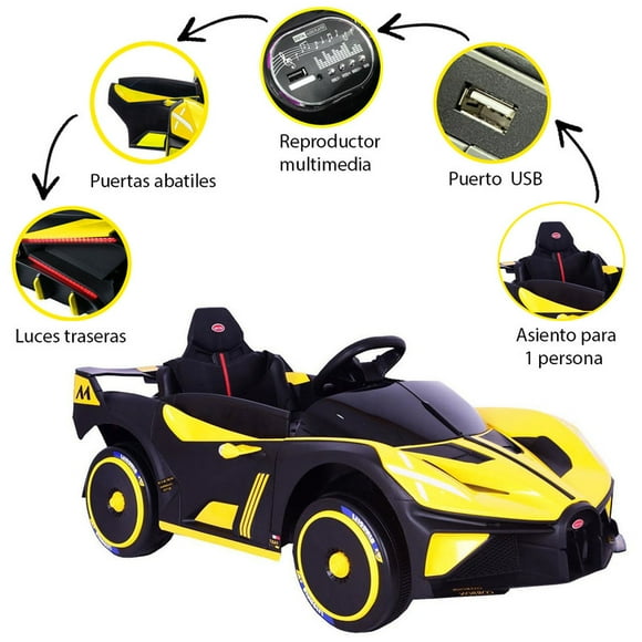 Montable Electrico Lee Monde Futurista Amarillo 12v GB
