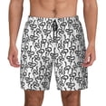 thumbnail image 2 of Goofa Snake Printed Men's Swim Trunks Board Shorts Quick Dry Mens Swimming Trunks with Compression Liner,Breathable Fit Hawaii Beach Shorts-XX-Large, 2 of 9