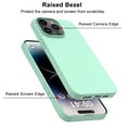 thumbnail image 2 of iPhone 15 Pro Max Phone Case with Screen Protector, Liquid Silicone Case Cover for Apple iphone 15 Pro Max, Ebizware Full-Body Protective Case Shockproof Cover with Microfiber Lining (Mint Green), 2 of 9